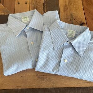 Bundle of Men’s Brooks Brothers classic dress shirts 16.5 -34).